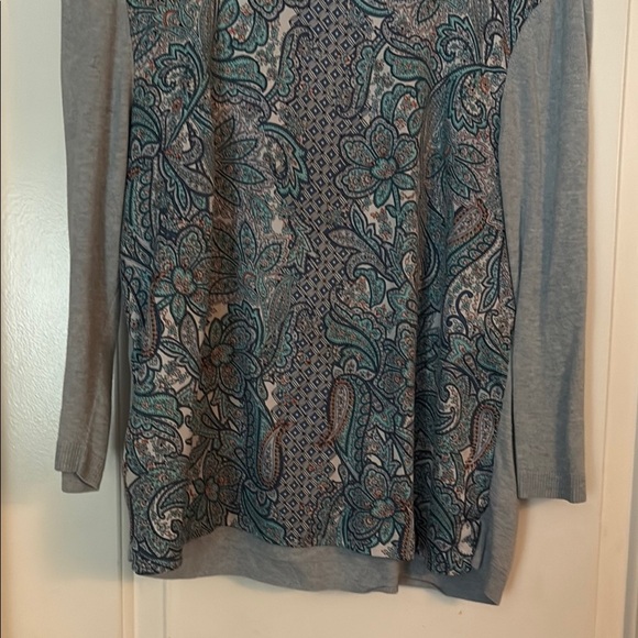Floral Paisley Long Sleeve Top - Picture 1 of 3